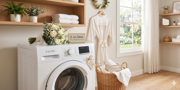 Máquina de lavar roupa "Ô Glória!"